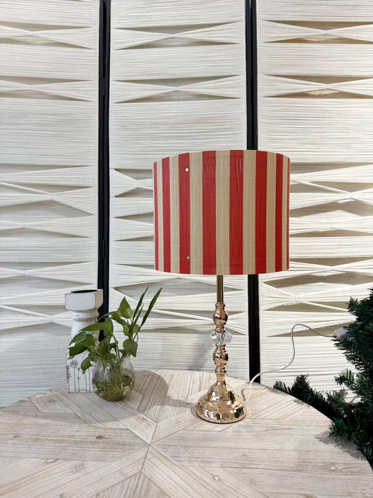 bamboo lamp shade, modern lamp, groovy unique,Floor Lamps, Table Lamps, Chandelier Lamp, stripe design, Lamp Replacement Accessories E27, 30x23cm