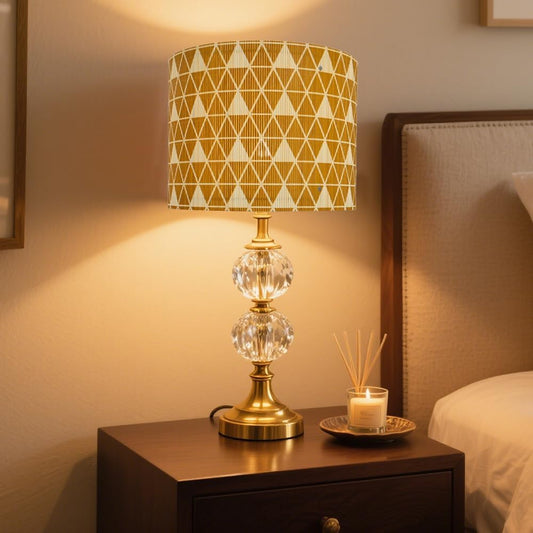 lamp shade, bamboo, modern lamp, Floor Lamps, Table Lamps, Chandelier Lamp, Elegant,Black & Orange, Lamp Replacement Accessories E27, 30x23cm