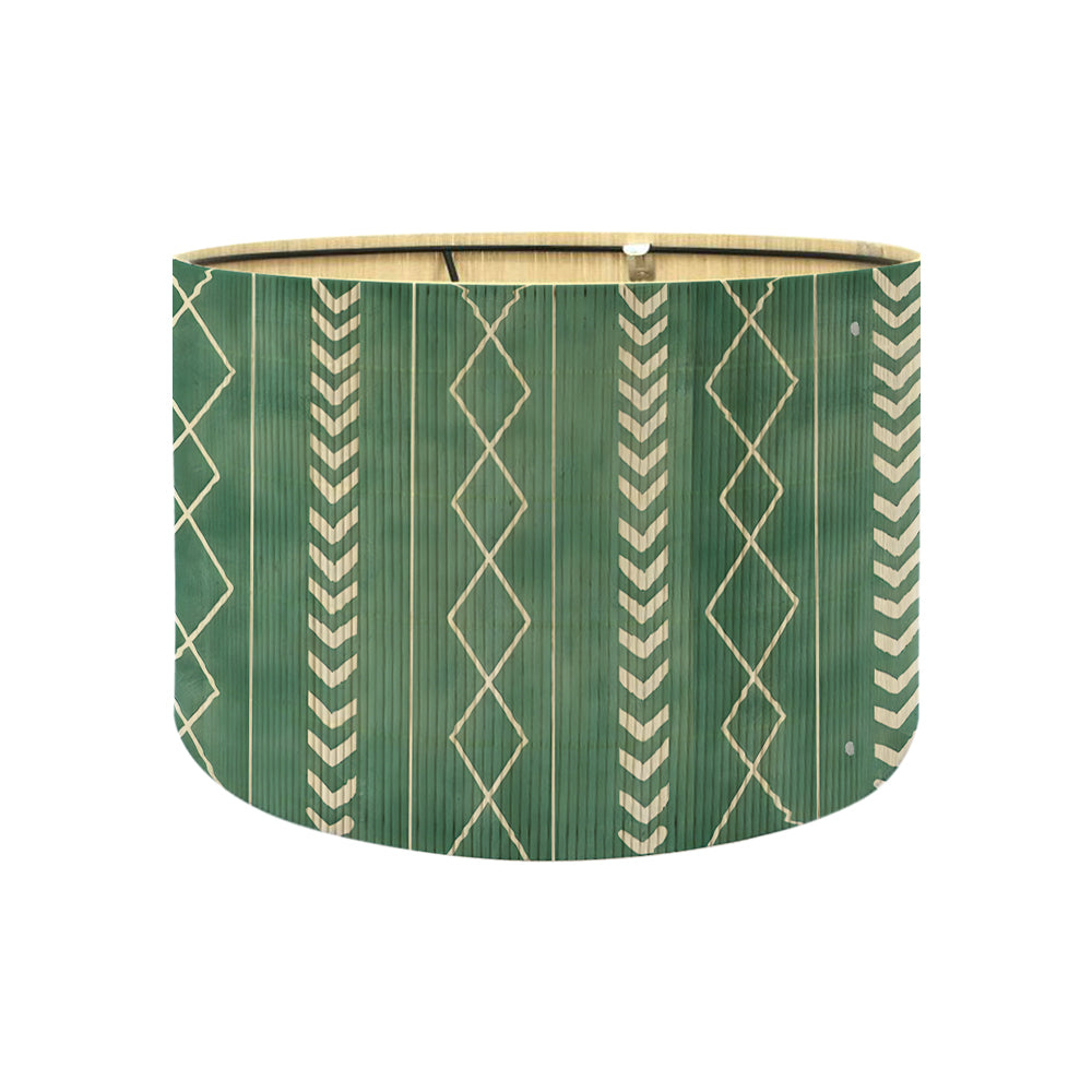lamp shade bamboo,rustic style, groovy unique,Floor Lamps, Table Lamps, Chandelier Lamp, green, Lamp Replacement Accessories E27, 30x23cm