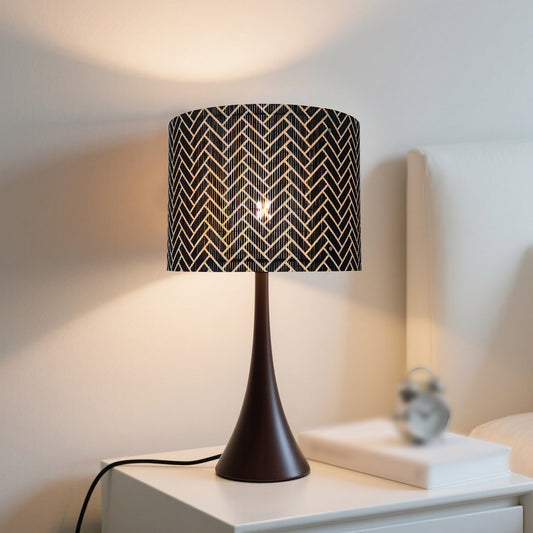 bamboo lamp shade, modern lamp, Floor Lamps, Table Lamps, Chandelier Lamp, black design, Lamp Replacement Accessories E27, 30x23cm