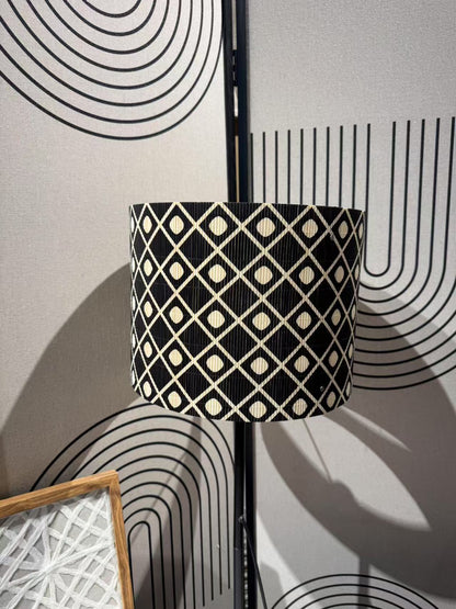 lamp shade,bamboo, groovy unique, modern lamp, Floor Lamps, Table Lamps, Chandelier Lamp, Black, Lamp Replacement Accessories E27, 30x23cm