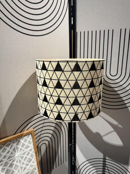 lamp shade, bamboo, modern lamp, Floor Lamps, Table Lamps, Chandelier Lamp, Elegant,Black & Orange, Lamp Replacement Accessories E27, 30x23cm