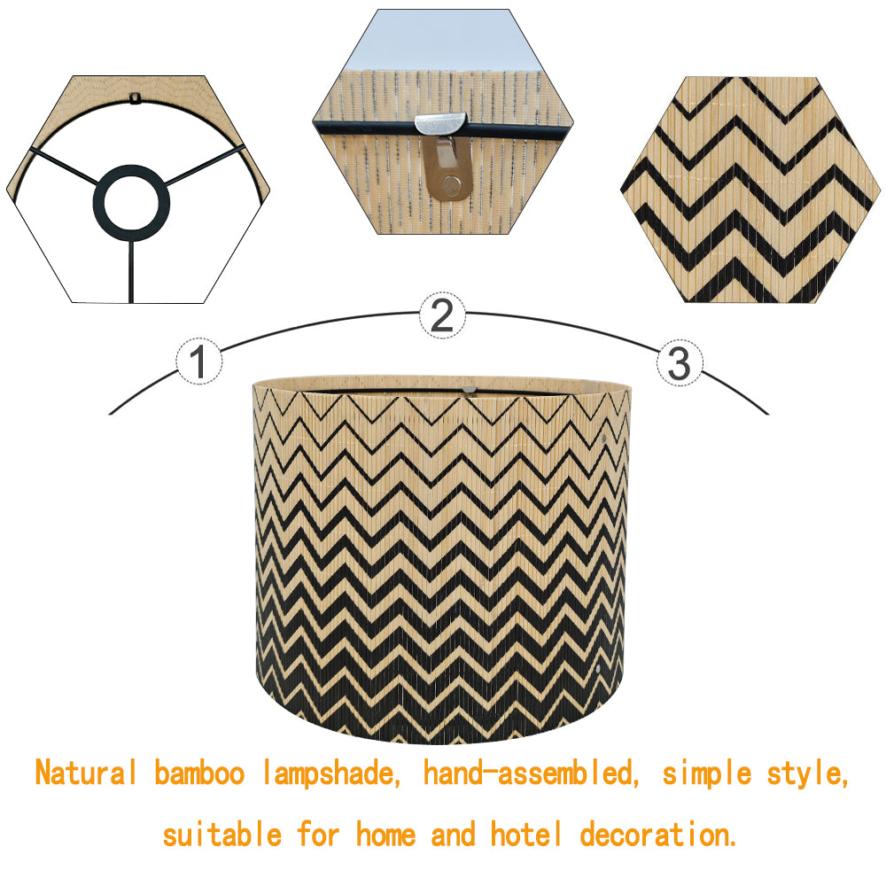 modern lamp, bamboo lamp shade, Floor Lamps, Table Lamps, Chandelier Lamp, ripple, Groovy unique, Lamp Replacement Accessories E27, 30x23cm