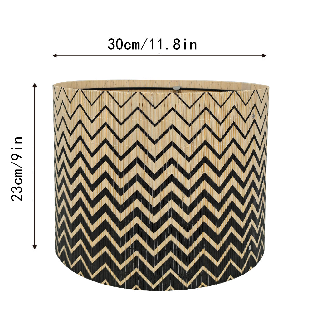 modern lamp, bamboo lamp shade, Floor Lamps, Table Lamps, Chandelier Lamp, ripple, Groovy unique, Lamp Replacement Accessories E27, 30x23cm