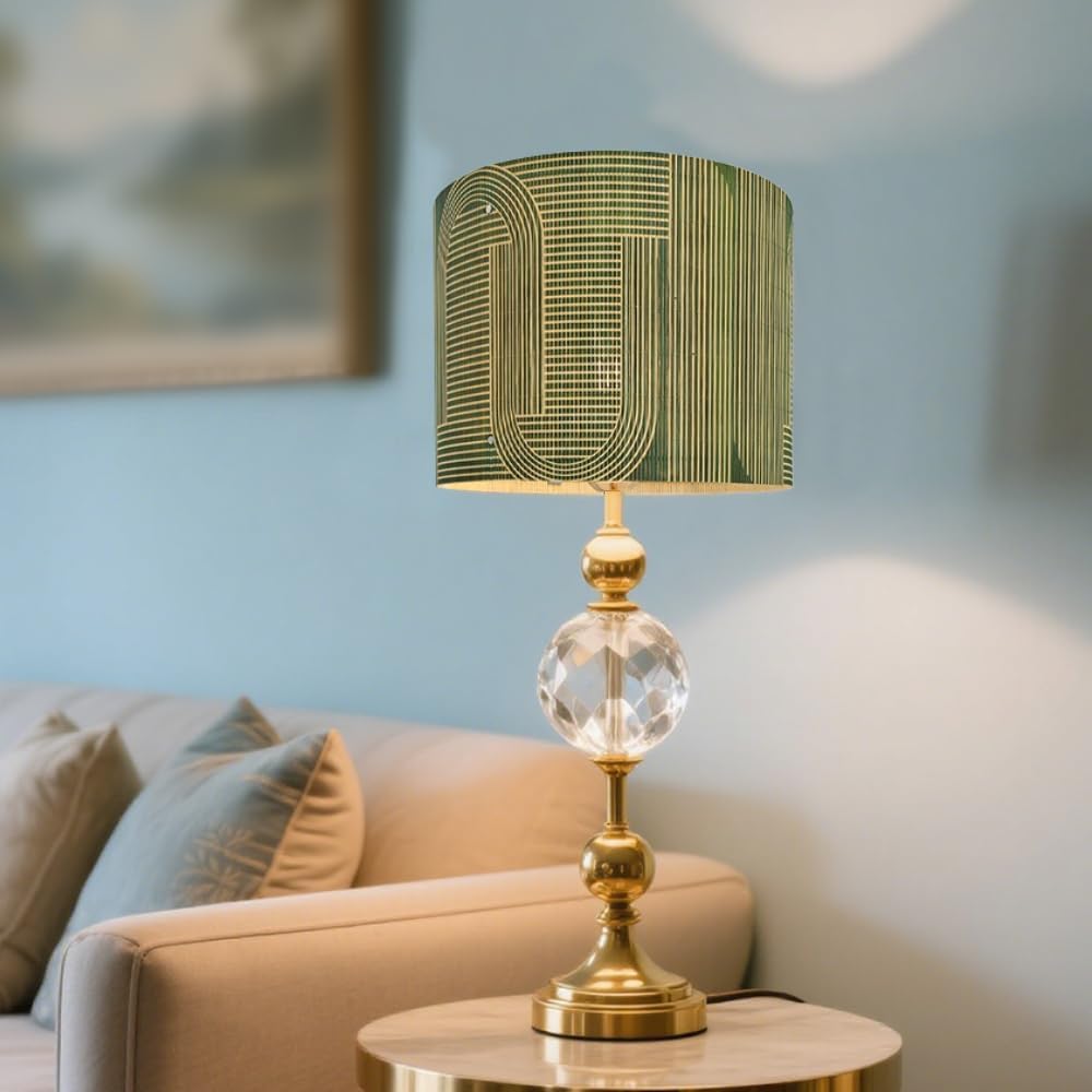 lamp shade bamboo,rustic style, groovy unique,Floor Lamps, Table Lamps, Chandelier Lamp, green, Lamp Replacement Accessories E27, 30x23cm