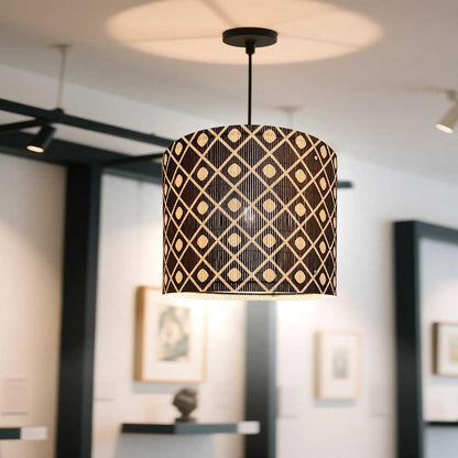 lamp shade,bamboo, groovy unique, modern lamp, Floor Lamps, Table Lamps, Chandelier Lamp, Black, Lamp Replacement Accessories E27, 30x23cm