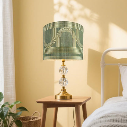 lamp shade bamboo,rustic style, groovy unique,Floor Lamps, Table Lamps, Chandelier Lamp, green, Lamp Replacement Accessories E27, 30x23cm