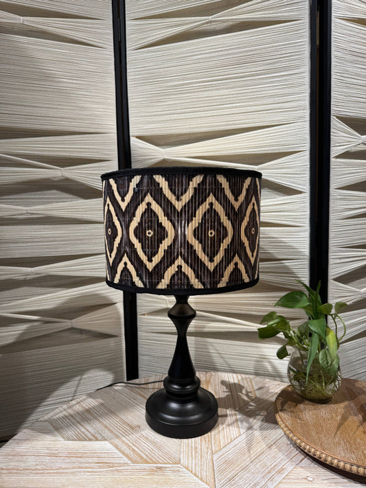 lamp shade bamboo, rustic style, groovy unique,Floor Lamps, Table Lamps, Chandelier Lamp, bucket shaped translucent lampshade, Lamp Replacement Accessories E27, 30x20cm