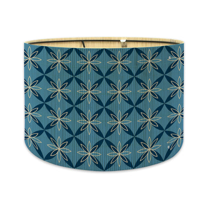 lamp shade, bamboo, modern lamp, Floor Lamps, Table Lamps, Chandelier Lamp,Navy Blue, Elegant&Grovvy, Lamp Replacement Accessories E27, 30x23cm