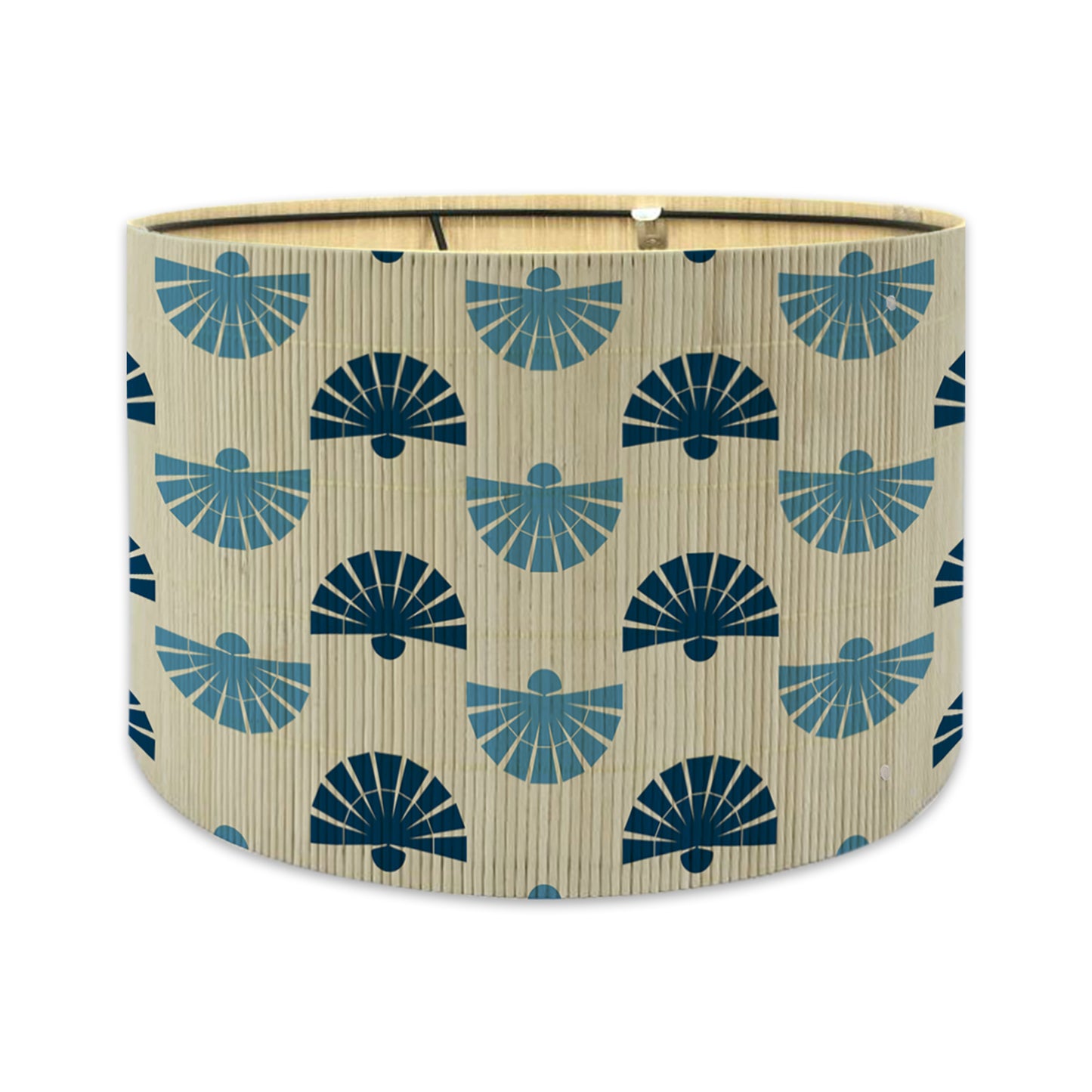 lamp shade, bamboo, modern lamp, Floor Lamps, Table Lamps, Chandelier Lamp,Navy Blue, Elegant&Grovvy, Lamp Replacement Accessories E27, 30x23cm