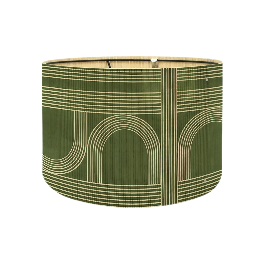 lamp shade bamboo,rustic style, groovy unique,Floor Lamps, Table Lamps, Chandelier Lamp, green, Lamp Replacement Accessories E27, 30x23cm
