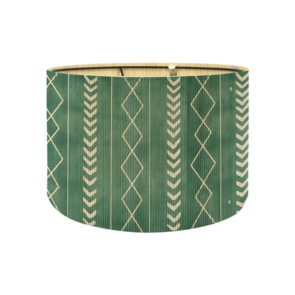 lamp shade bamboo,rustic style, groovy unique,Floor Lamps, Table Lamps, Chandelier Lamp, green, Lamp Replacement Accessories E27, 30x23cm