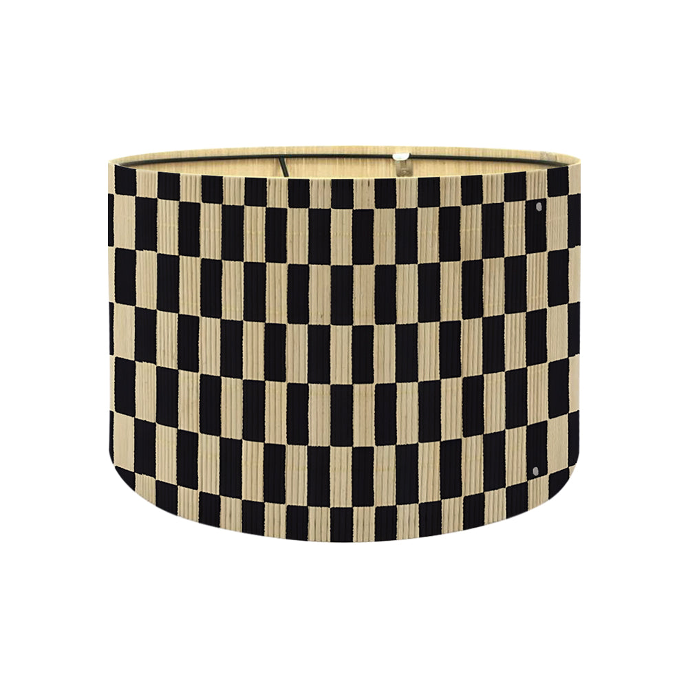 bamboo lamp shade, modern lamp, groovy unique,Simple Grid,Floor Lamps, Table Lamps, Chandelier Lamp, Lamp Replacement Accessories E27, 30x23cm