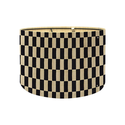 bamboo lamp shade, modern lamp, groovy unique,Simple Grid,Floor Lamps, Table Lamps, Chandelier Lamp, Lamp Replacement Accessories E27, 30x23cm