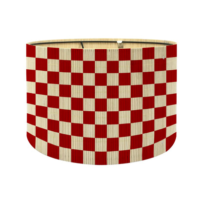 bamboo lamp shade, modern lamp, groovy unique, Floor Lamps, Table Lamps, Chandelier Lamp, Grid design, Lamp Replacement Accessories E27, 30x23cm