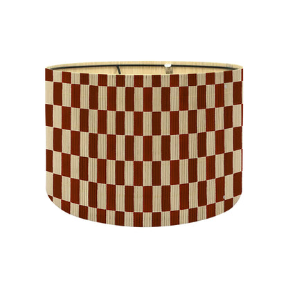 bamboo lamp shade, modern lamp, groovy unique,Simple Grid,Floor Lamps, Table Lamps, Chandelier Lamp, Lamp Replacement Accessories E27, 30x23cm