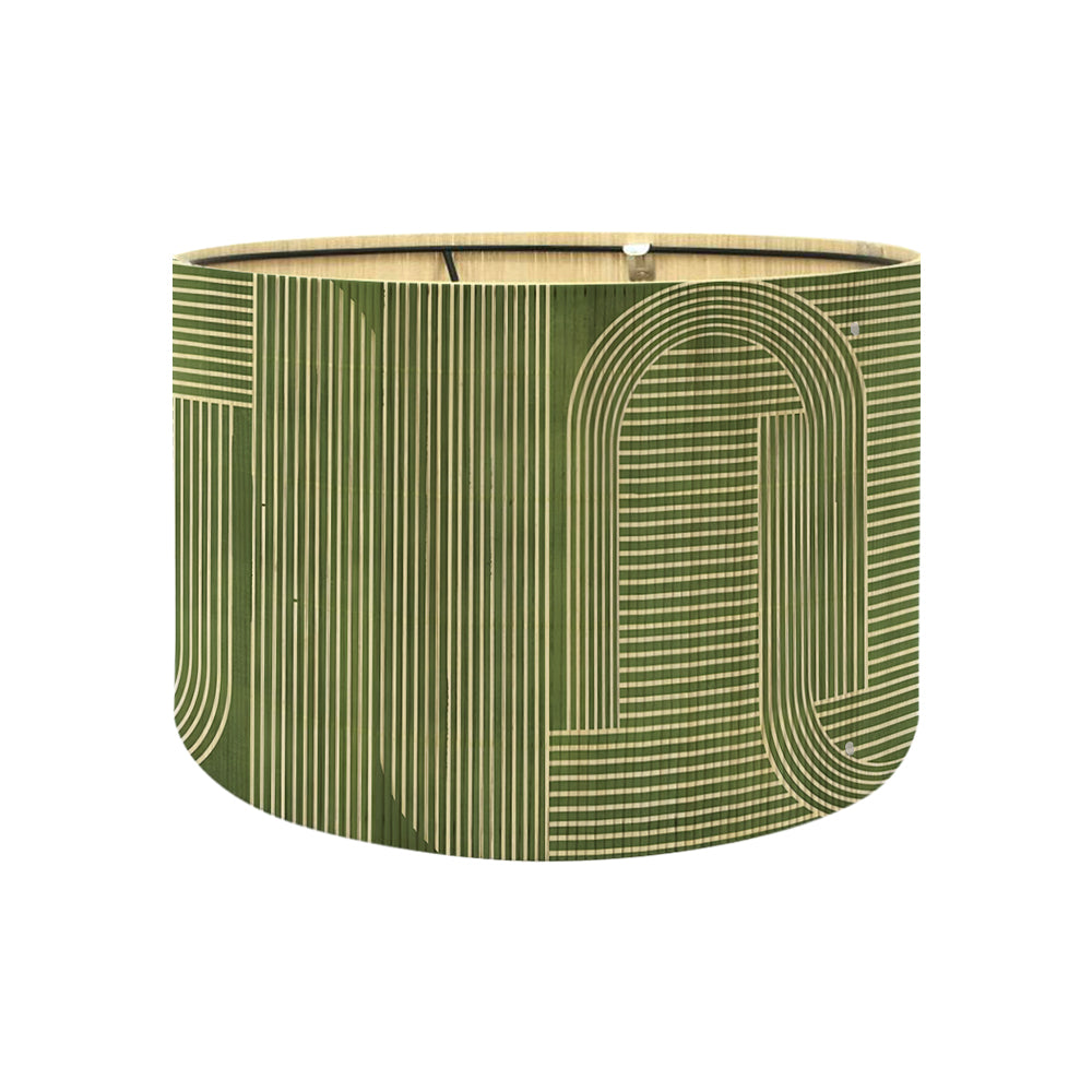 lamp shade bamboo,rustic style, groovy unique,Floor Lamps, Table Lamps, Chandelier Lamp, green, Lamp Replacement Accessories E27, 30x23cm