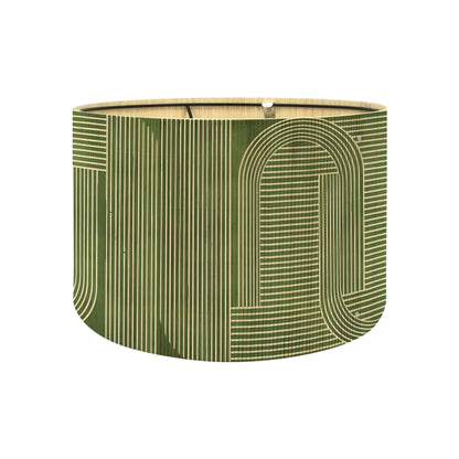 lamp shade bamboo,rustic style, groovy unique,Floor Lamps, Table Lamps, Chandelier Lamp, green, Lamp Replacement Accessories E27, 30x23cm