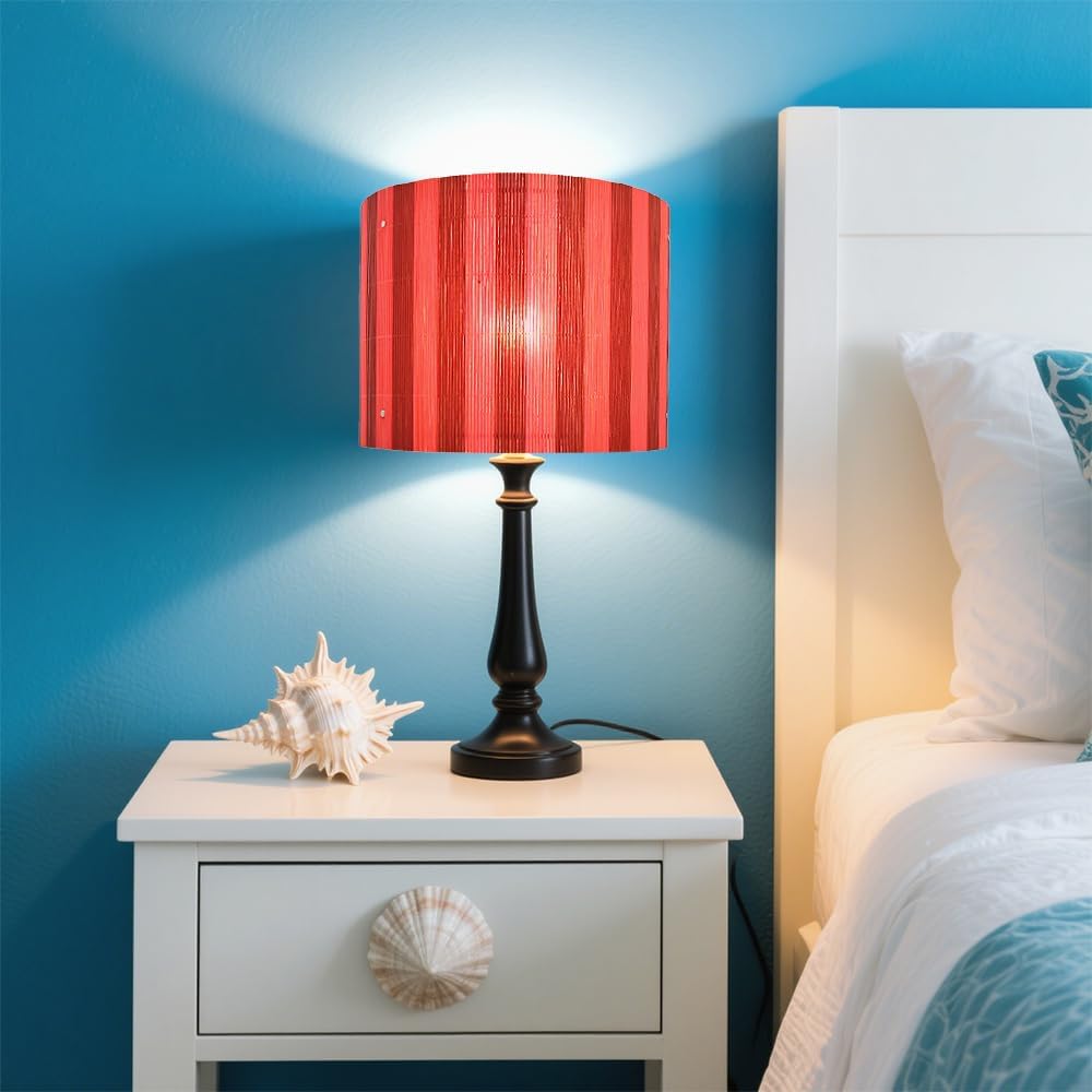 bamboo lamp shade, modern lamp, groovy unique,Floor Lamps, Table Lamps, Chandelier Lamp, stripe design, Lamp Replacement Accessories E27, 30x23cm