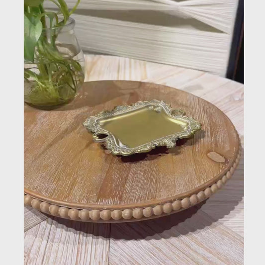 Jewelry Organizer Tray, Nordic Vintage Gold Ring Dish, gifts for women,Women's Birthday and Wedding Gift, Wedding Ring Tray