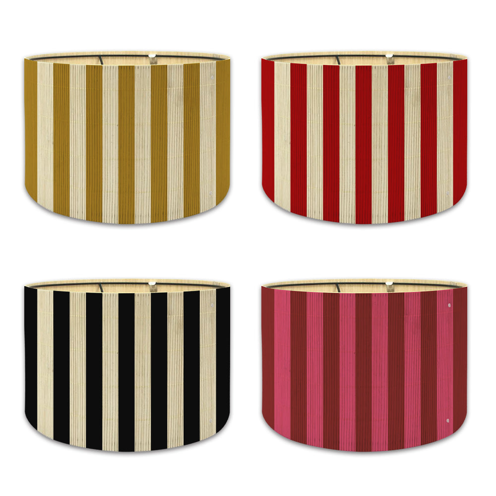 bamboo lamp shade, modern lamp, groovy unique,Floor Lamps, Table Lamps, Chandelier Lamp, stripe design, Lamp Replacement Accessories E27, 30x23cm