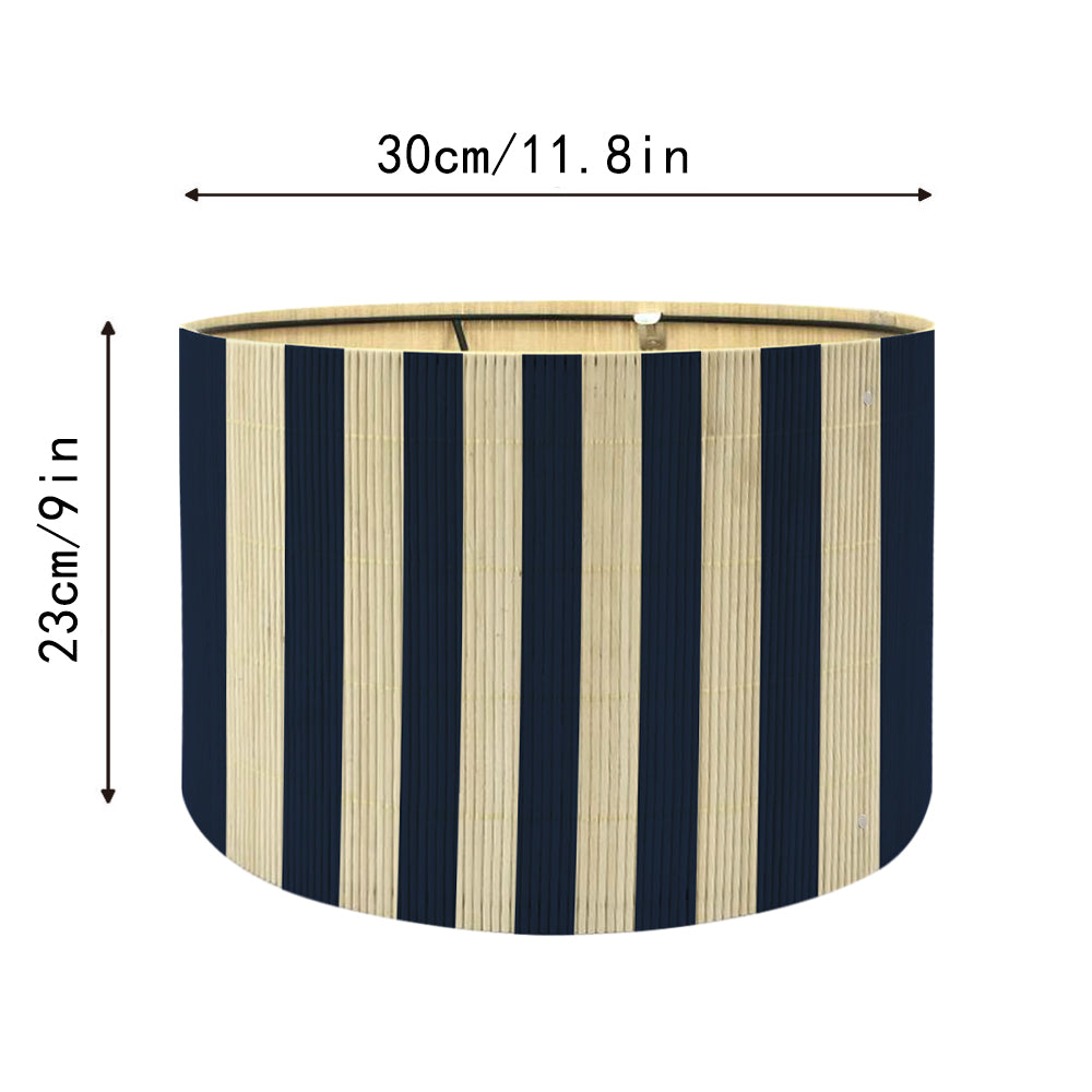 bamboo lamp shade, modern lamp, groovy unique,Floor Lamps, Table Lamps, Chandelier Lamp, stripe design, Lamp Replacement Accessories E27, 30x23cm