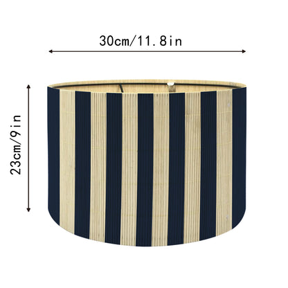 bamboo lamp shade, modern lamp, groovy unique,Floor Lamps, Table Lamps, Chandelier Lamp, stripe design, Lamp Replacement Accessories E27, 30x23cm