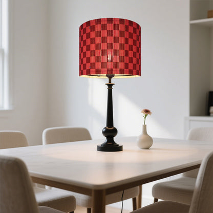 bamboo lamp shade, modern lamp, groovy unique, Floor Lamps, Table Lamps, Chandelier Lamp, Grid design, Lamp Replacement Accessories E27, 30x23cm